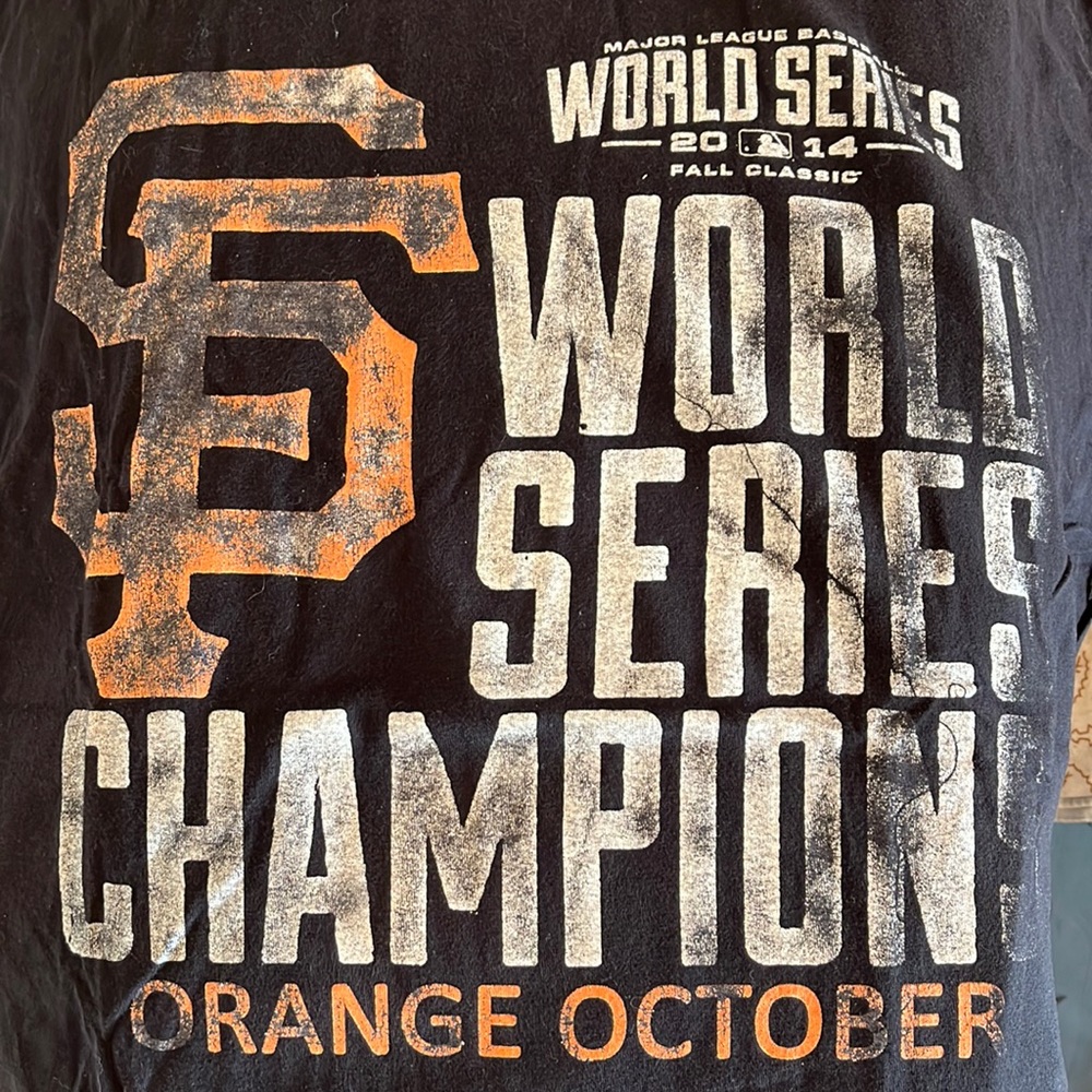 Vintage SF Giants 2014 World Series Tee Shirt, Size Large